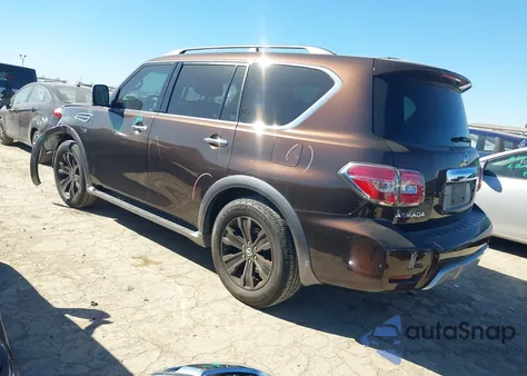 2017 Nissan Armada Platinum z USA, uszkodzony, nr VIN JN8AY2NF3H9301072